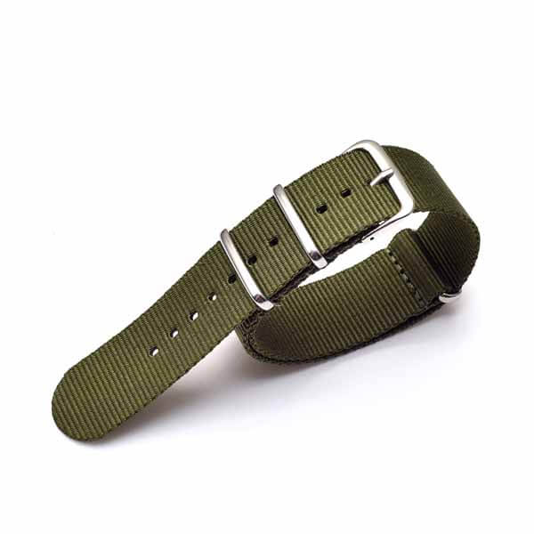 Sisu nato-ranneke vihreä - Kellon rannekkeet - NA03-18mm - 1
