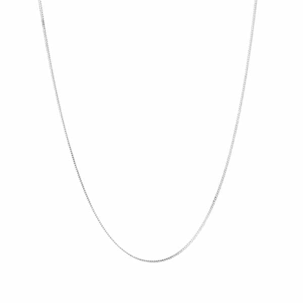 Valkokultainen riipusketju 14k 1,2 mm - Kultakorut - 6D-035W-38CM - 1