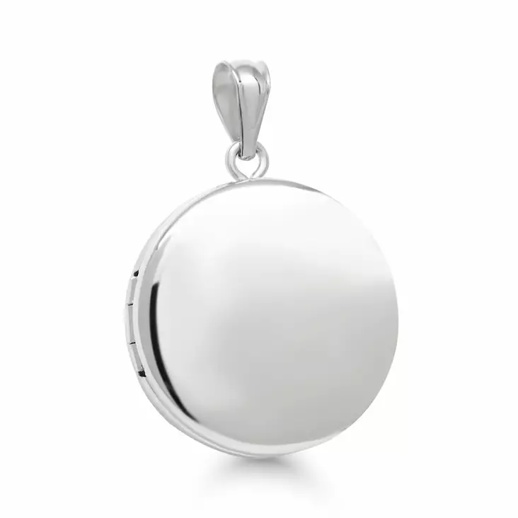 Hopeariipus medaljonki SPL-RD001-20mm - Hopeakorut - SPL-RD001-20mm - 1