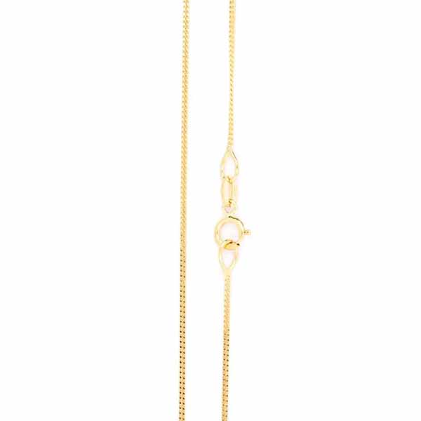 Korutuote Kultainen Panssariketju 0,9 mm - Kultakorut - GND2338cm - 1