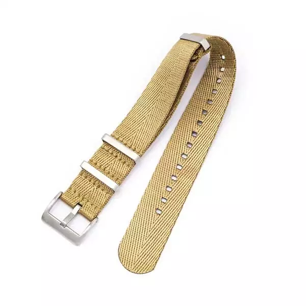 Sisu Smooth natoranneke beige - Kellon rannekkeet - NA38-20mm - 1