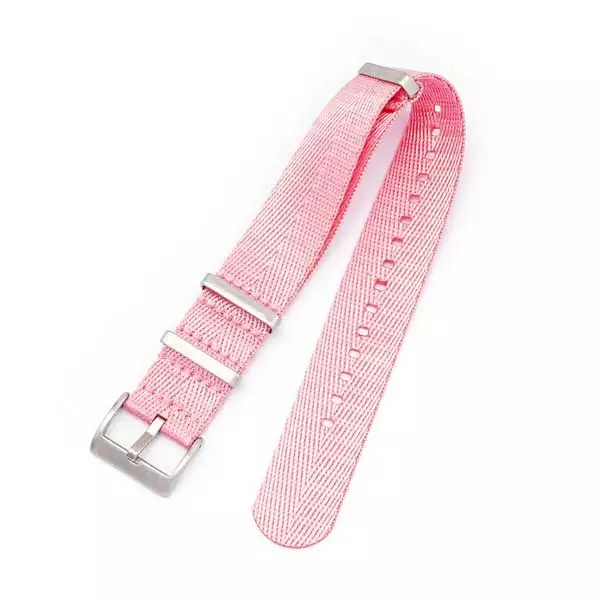 Sisu Smooth natoranneke pinkki - Kellon rannekkeet - NA40-20mm - 1