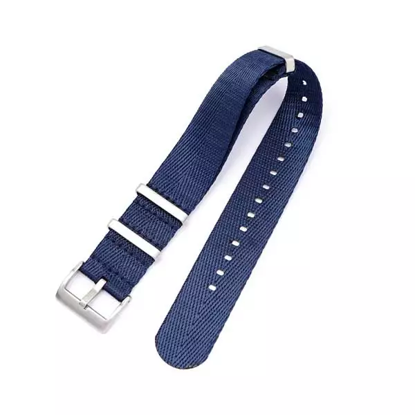 Sisu Smooth natoranneke tummansininen - Kellon rannekkeet - NA33-20mm - 1