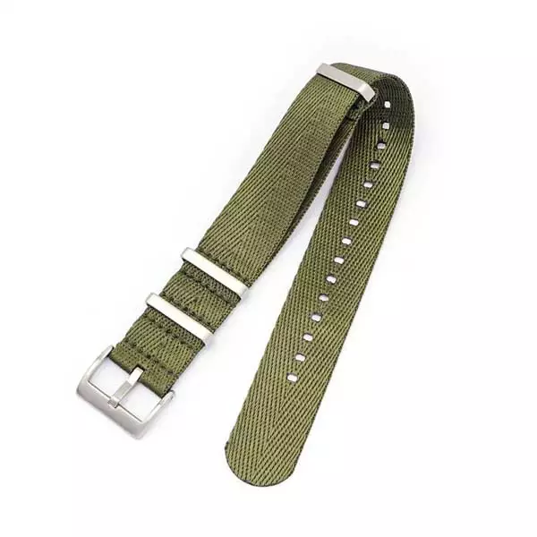 Sisu Smooth natoranneke vihreä - Kellon rannekkeet - NA32-20mm - 1