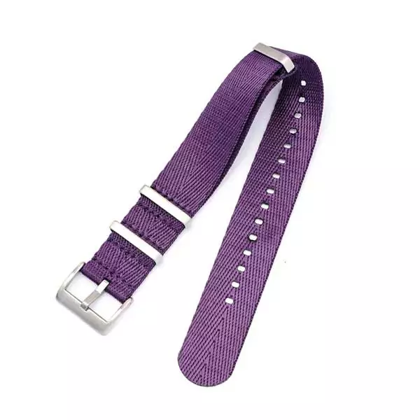 Sisu Smooth natoranneke violetti - Kellon rannekkeet - NA36-20mm - 1