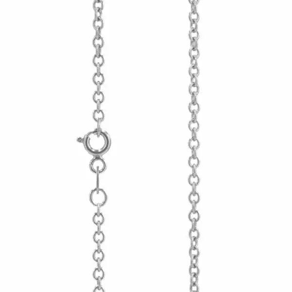 Valkokultainen ankkuriketju 2,2 mm 14K - Kultakorut - VK-ANK-14K-45cm - 1