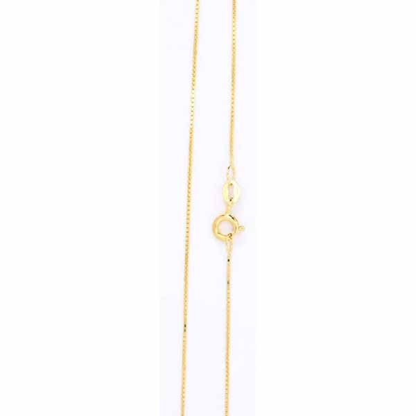 Venetsiaketju, 14k keltakulta, 0,6 mm - Kultakorut - VED4036cm - 1