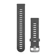 Garmin Quick Release 20mm silikoniranneke harmaa 010-11251-1N - Garmin rannekkeet - 010-11251-1N - 1