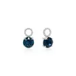 Marmara Sterling rodinoidut roikkuvat hopeakorvakoruhelat - Hopeakorut - KR791MON - 1