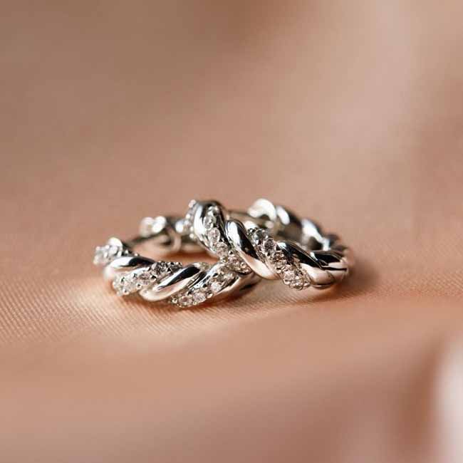 Marmara Sterling rodinoidut hopeakorvakorut - Hopeakorut - KR781N - 1