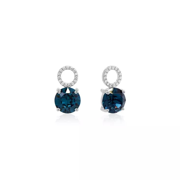 Marmara Sterling rodinoidut roikkuvat hopeakorvakoruhelat - Hopeakorut - KR791MON - 1