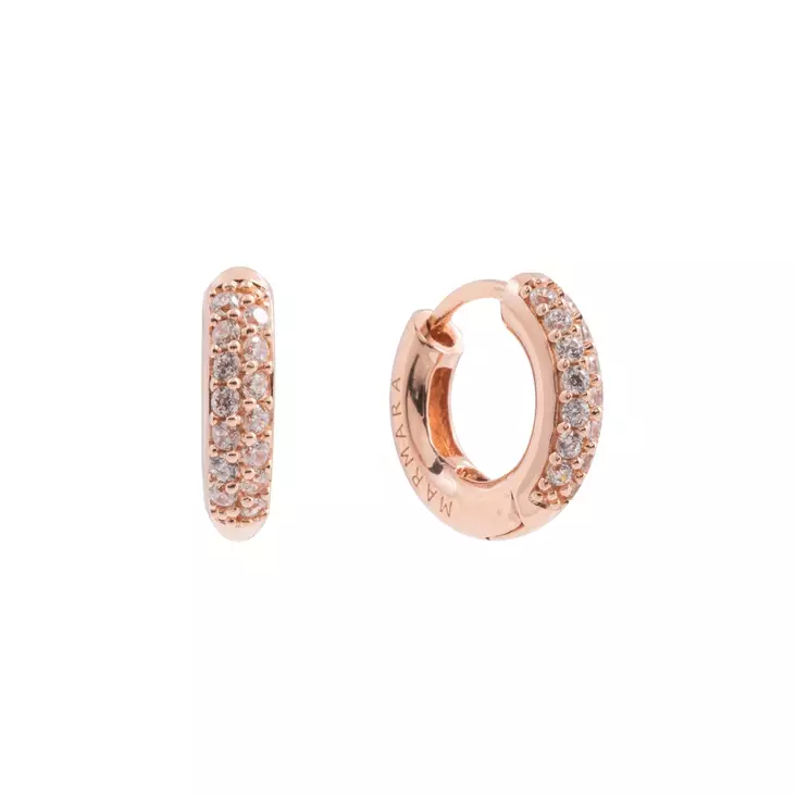Marmara Sterling ruusukullatut hopeakorvakorut - Hopeakorut - KR015N - 1