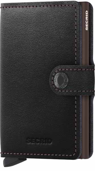 Secrid Miniwallet Black-Brown - Lompakot ja korttikotelot - MO-BLACK-BROWN - 1