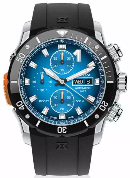 Edox CO-1 Chronograph Automatic - Edox miesten kellot - 01128-3NOCA-BUIDN - 1
