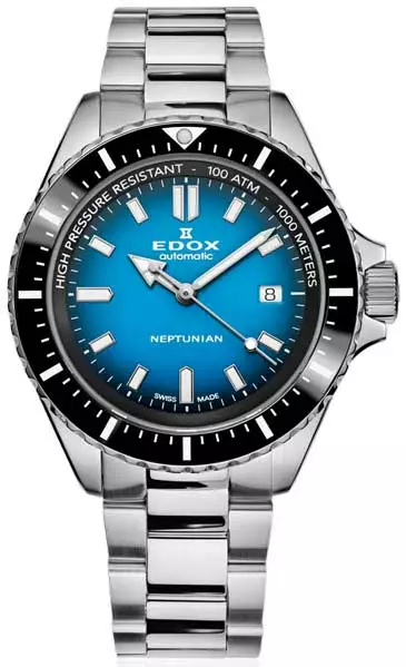 Edox Neptunian 80120-3NM-BUIDN - Edox miesten kellot - 80120-3NM-BUIDN - 1