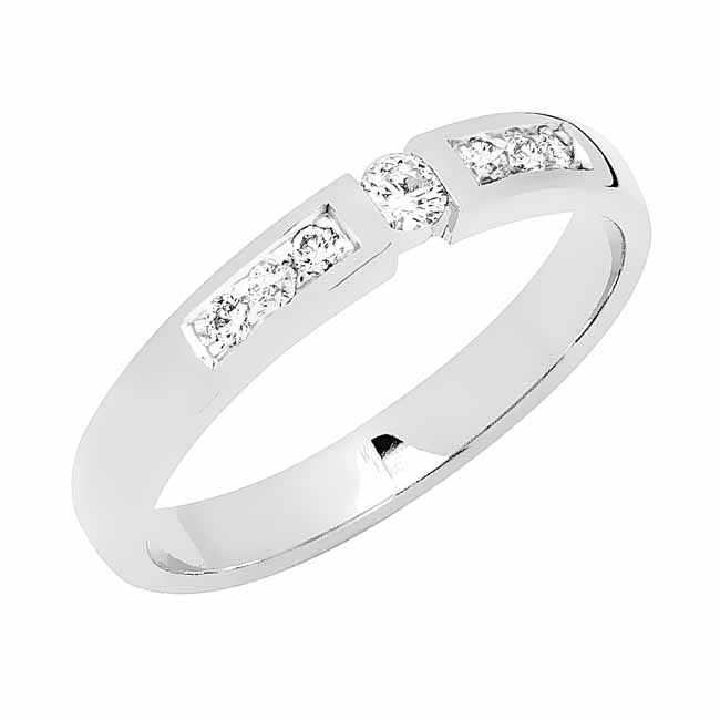 Sandberg Kallioranta timanttisormus 0,16 ct V-66-7w - Outlet sormukset - V-66-7w-150P - 1