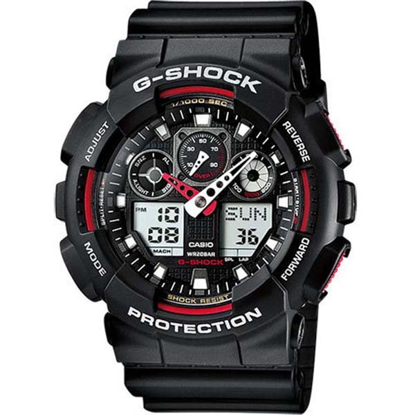 Casio G-Shock GA-100-1A4ER - Casio G-Shock miesten rannekellot - GA-100-1A4ER - 1