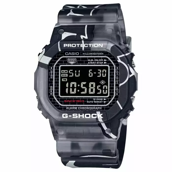 Casio G-Shock DW-5000SS-1ER - Casio G-Shock miesten rannekellot - DW-5000SS-1ER - 1