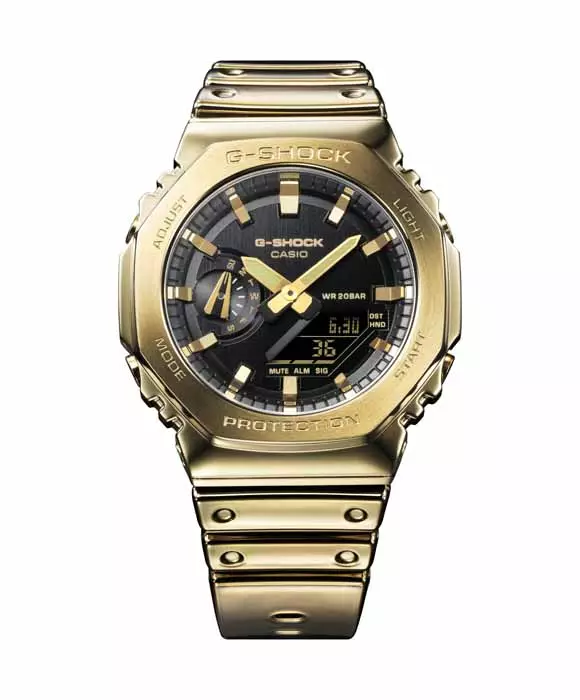 Casio G-Shock GA-2100YMG-9AER - Casio G-Shock miesten rannekellot - GA-2100YMG-9AER - 1