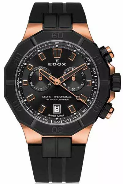 Edox Delfin The Original Chronograph 10113-37RNCA-NIR - Edox miesten kellot - 10113-37RNCA-NIR - 1