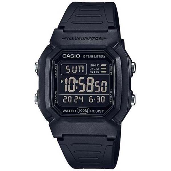 Casio Collection W-800H-1BVES - Casio miesten rannekellot - W-800H-1BVES - 1