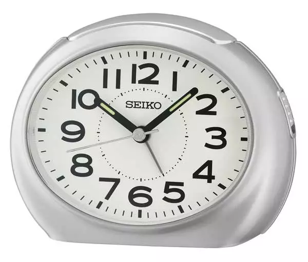 Seiko herätyskello metallihopea QHE193S - Seiko herätyskellot - QHE193S - 1