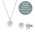 Lumoava Helmi pieni korusetti - Hopeakorut - 564100000-SET - 2