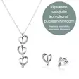 Lumoava Silmu pieni korusetti - Hopeakorut - 563300000-SET - 1
