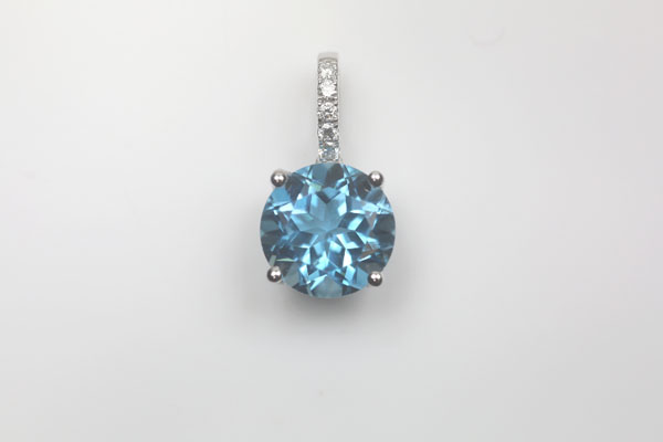 Kohinoor timanttiriipus topaasilla 123-P5292VT - Timanttikorut - 123-P5292VT - 1