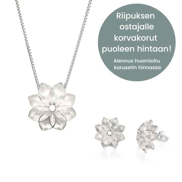 Lumoava Hurma korusetti - Hopeakorut - 566100000-SET - 1