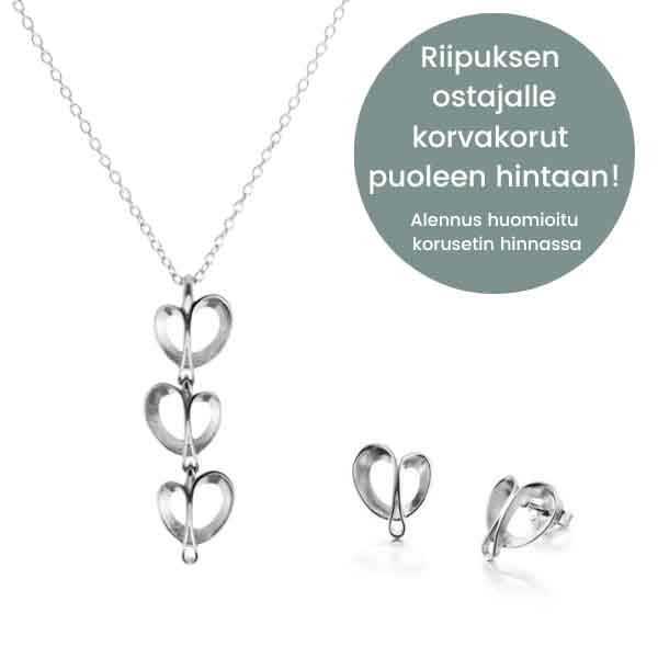 Lumoava Silmu pieni korusetti - Hopeakorut - 563300000-SET - 1