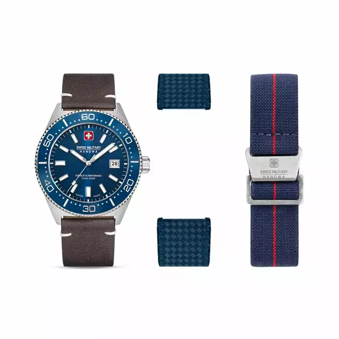 Swiss Military Hanowa Nomad - Swiss Military Hanowa miesten kellot - SMWGB0004902-SET - 1