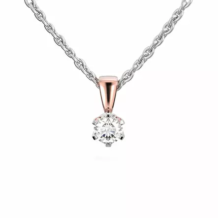 Festive Timanttiriipus Classic 0,40 ct Punakulta 14K - Timanttikorut - 14-129-040R-PV - 1