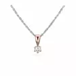 Festive Timanttiriipus Classic 0,10 ct Punakulta 14K - Timanttikorut - 14-129-010R-PV - 1