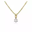 Festive Timanttiriipus Classic 0,15 ct Keltakulta 14K - Timanttikorut - 14-129-015R-KV - 1