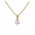 Festive Timanttiriipus Classic 0,25 ct Keltakulta 14K - Timanttikorut - 14-129-025R-KV - 1