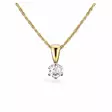 Festive Timanttiriipus Classic 0,30 ct Keltakulta 14K - Timanttikorut - 14-129-030R-KV - 1