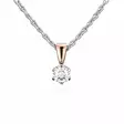 Festive Timanttiriipus Classic 0,45 ct Punakulta 14K - Timanttikorut - 14-129-045R-PV - 1
