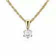Festive Timanttiriipus Classic 0,50 ct Keltakulta 14K - Timanttikorut - 14-129-050R-KV - 1