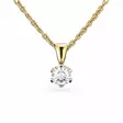 Festive Timanttiriipus Classic 0,70 ct Keltakulta 14K - Timanttikorut - 14-205-070R-KV - 1