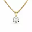 Festive Timanttiriipus Classic 1,00 ct Keltakulta 14K - Timanttikorut - 14-205-100R-KV - 1