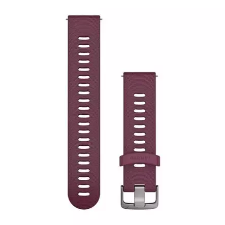 Garmin Quick Release 20mm silikoniranneke viininpunainen 010-11251-1W - Garmin rannekkeet - 010-11251-1W - 1
