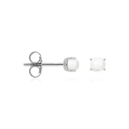 Marmara Sterling hopeiset helmikorvakoru - Hopeakorut - KR819W - 1