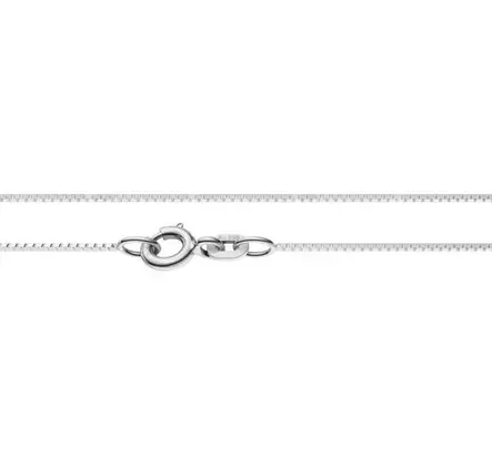 Valkokultainen venetsiaketju 0,7 mm - Kultakorut - HMV-14K-050-40W - 1