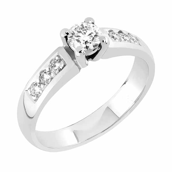 Sandberg Aamukaste Timanttisormus 0,42 ct V-238-7w - Sivukivisormukset - V-238-7w - 1