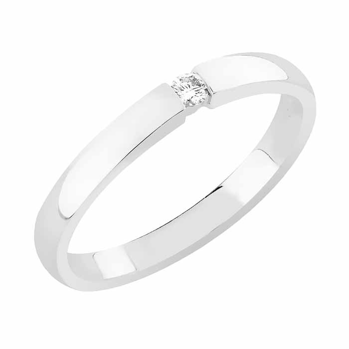 Sandberg Kallioranta timanttisormus 0,04 ct V-26w - Solitaire sormukset - V-26w - 1