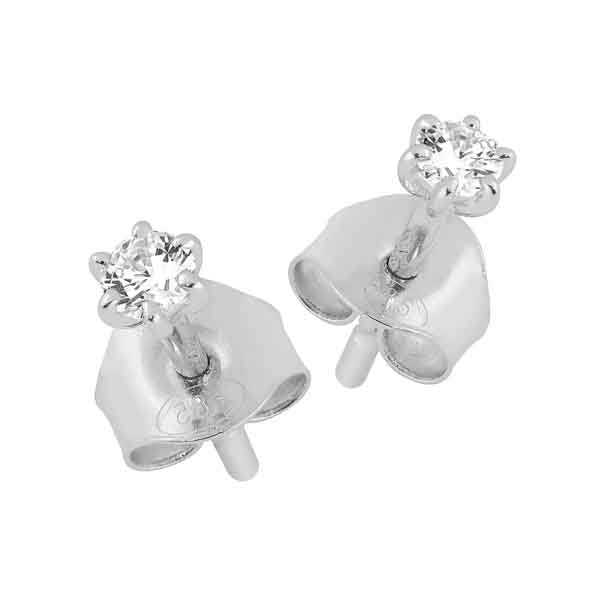 Sandberg Kastepisara timanttikorvakorut 0,13 ct E-33w - Timanttikorut - E-33w - 1