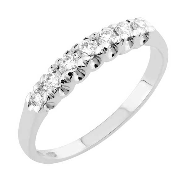 Sandberg Tähtisumu timanttisormus 0,28 ct T-138-7w - Rivitimanttisormukset - T-138-7w - 1