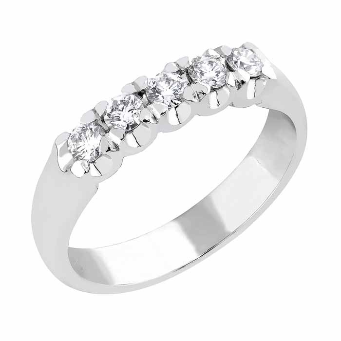 Sandberg Tähtisumu timanttisormus 0,35 ct T-139-5w - Rivitimanttisormukset - T-139-5w - 1