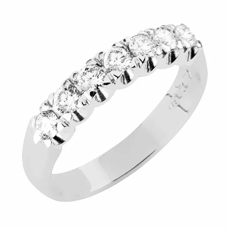 Sandberg Tähtisumu timanttisormus 0,50 ct T-139-7w - Rivitimanttisormukset - T-139-7w - 1